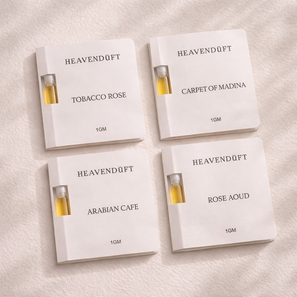 Heavenduft Signature Attar Discovery Set – 4 x 1g + 2 🎁 ATTAR SAMPLE GIFT🎁